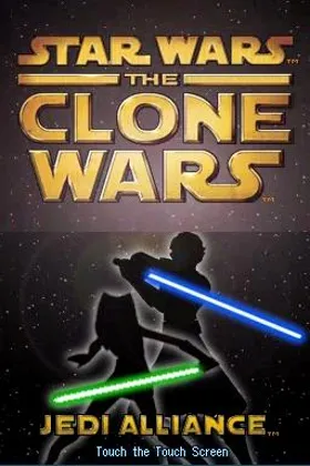 Star Wars - The Clone Wars - Jedi Alliance (USA) (En,Fr,De,Es) screen shot title